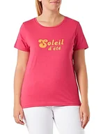 Koszulki i topy damskie - ICHI T-shirt damski, 171831/Carmine, XL - miniaturka - grafika 1