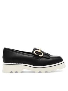 Badura Loafersy NECTOR-06W1-016 Czarny - Półbuty damskie - miniaturka - grafika 1
