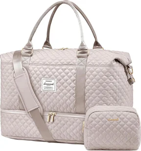 Torba podróżna LOVEVOOK z przegrodą na buty i przegrodą na mokre rzeczy - Weekender Duffle Bag - Torby podróżne - miniaturka - grafika 1