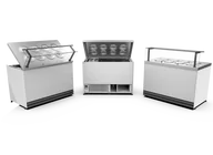 Inne urządzenia gastronomiczne - Dystrybutor do lodów CEBEA APOLLO 915mm | 6 okrągłych pojemników - miniaturka - grafika 1