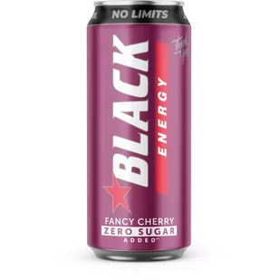 Black Energy Fancy Cherry Gazowany napój 500 ml - Napoje energetyczne i izotoniczne - miniaturka - grafika 1