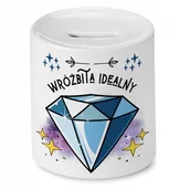 Skarbonki - Dla Wróżbity Skarbonka na Urodziny Na Prezent z Nadrukiem ze Zdjęciem + Opakowanie na prezent (wzór 01) - miniaturka - grafika 1