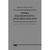 Filozofia i socjologia - Fundacja Augusta Hr. Cieszkowskiego Pisma filozoficzno-psychologiczne - Edward Abramowski - miniaturka - grafika 1