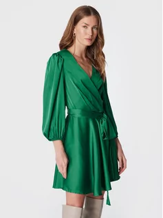 Sukienki - Imperial Sukienka koktajlowa ACVREDG Zielony Regular Fit - grafika 1