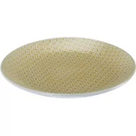 Talerze - Ceramiczny talerz płytki Sea, 27 cm, żółty - miniaturka - grafika 1