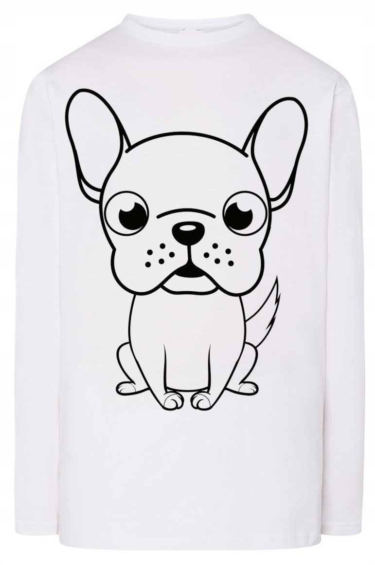 Longsleeve męski nadruk PIES PIESEK r.M