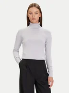 Swetry damskie - Calvin Klein Golf LV044D371G Fioletowy Regular Fit - miniaturka - grafika 1