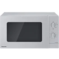 AGD OUTLET - Panasonic NN-SM23QM kompaktowa kuchenka mikrofalowa (800W, 5 poziomów mocy, obrotowy talerz o średnicy 255mm, sterowanie pokrętłem), srebrna - miniaturka - grafika 1