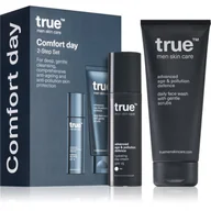Zestawy kosmetyków męskich - TRUE MEN SKIN CARE Comfort Day set hydrating day cream UV filter SPF 15 + daily face wash - miniaturka - grafika 1
