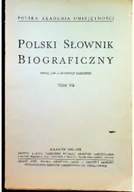 Biografie i autobiografie - Polski Słownik Biograficzny Tom VII reprint z 1948 - 1958 r - miniaturka - grafika 1