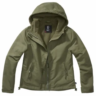 Kurtka damska BRANDIT Windbreaker Frontzip Olive RATY 0% | PayPo | GRATIS WYSYŁKA | ZWROT DO 100 DNI - Odzież taktyczna i umundurowanie - miniaturka - grafika 1