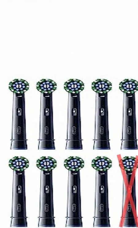 Wymienne końcówki Oral-B Pro CrossAction 9 sztuk