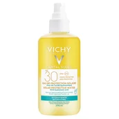 Balsamy i kremy do opalania - VICHY Capital Soleil SPF30 ochronna woda solarna nawilżająca 200ml - miniaturka - grafika 1
