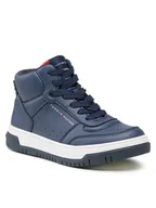 Buty dla chłopców - Tommy Hilfiger Sneakersy T3X9-33122-1355 S Niebieski - miniaturka - grafika 1