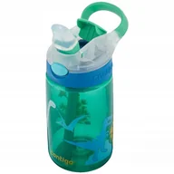 Butelki dla niemowląt - BIDON ze SŁOMKĄ CONTIGO GIZMO FLIP 420ml ŚWIAT DINOZAURÓW BUTELKA SPORTOWA - miniaturka - grafika 1