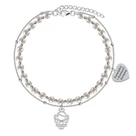 Biżuteria dla dzieci - I KOMUNIA ŚWIĘTA Bransoletka z Aniołkiem srebro - miniaturka - grafika 1