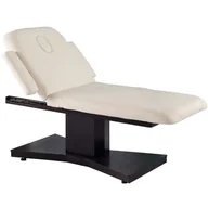 Meble kosmetyczne - SPA LEŻANKA KOSMETYCZNA AZZURRO 805 1 SILN. VENGE/LATTE PODGRZEWANA 123999 - miniaturka - grafika 1