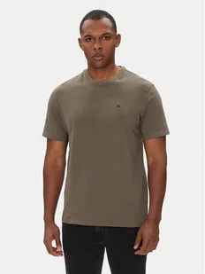 Calvin Klein Jeans T-Shirt LV040HM265 Brązowy Regular Fit - Koszulki męskie - miniaturka - grafika 1
