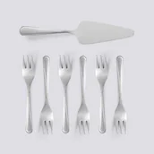 Zestawy sztućców - Komplet do ciasta Verona 7 elementów AMBITION - miniaturka - grafika 1