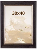 Ramki na zdjęcia - Stylowa drewniana ramka na zdjęcie w formacie 30x40 Sicilia Dark Brown - miniaturka - grafika 1