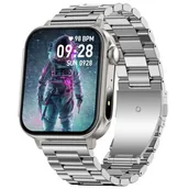 Smartwatch - Colmi P80 Stalowy srebrny - miniaturka - grafika 1