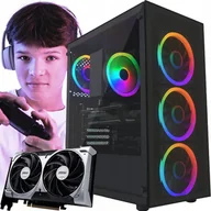 Zestawy komputerowe - Komputer gamingowy RTX 5060 GeForce AMD Ryzen 5 32GB RAM 1TB SSD Windows 11 - miniaturka - grafika 1