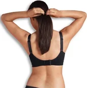Biustonosze ciążowe - Carriwell CARRIWELL padded maternity & nursing bra Black M 3321 - miniaturka - grafika 1
