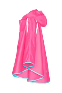 Poncho przeciwdeszczowe składane do torebki różowe - Kurtki i płaszcze dla dziewczynek - miniaturka - grafika 2