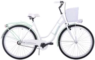 Rowery - Kozbike Holand Orlando Retro 28 cali Damski Biało-miętowy - miniaturka - grafika 1