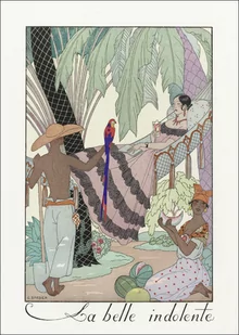 Gentils Propos, George Barbier - plakat 20x30 cm - Plakaty - miniaturka - grafika 1