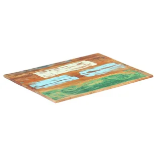 vidaXL Prostokątny blat do stołu, 60x90 cm, 15-16 mm, drewno z odzysku vidaXL - Blaty meblowe i parapety okienne - miniaturka - grafika 1