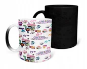 Kubki - KUBEK MAGICZNY Z NADRUKIEM-KOCI DOMEK GABI RÓŻNE WZORY DO WYBORU+ IMIĘ - miniaturka - grafika 1