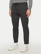 Spodnie męskie - Boss Chinosy 50523146 Czarny Slim Fit - miniaturka - grafika 1
