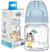 Butelki dla niemowląt - CANPOL BABIES BUTELKA SZEROKA ANTYKOLKOWA 120ml BONJOUR 0+ - miniaturka - grafika 1
