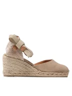 Espadryle damskie - Castañer Espadryle Carina/6/002 021644-2017 Beżowy - miniaturka - grafika 1