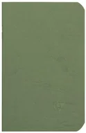 Zeszyty szkolne - Clairefontaine Age Bag Zielony notesnik 9x14cm 96 stron/48 ark 90gram biały papier nieliniowany kartonowa okładka - miniaturka - grafika 1