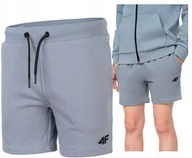 Spodenki męskie - 4F CHĹOPIÄCE KRĂ“TKIE SPODENKI DRESY BAWEĹNA / 146 - miniaturka - grafika 1