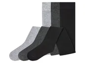 Bluzki dla niemowląt - lupilu Rajstopy dla niemowląt z organicznej bawełny, 3 pary (86/92, Szary/ czarny) - lupilu® - miniaturka - grafika 1