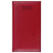 Kalendarze - Terminarz A6 tygodniowy CRUX 2024 BALADO czerwony 1szt. /KK-CCB-409.TB-B38/ - miniaturka - grafika 1