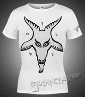 Bluzki damskie - bluzka damska AMENOMEN - BAPHOMET (OMEN050DA WHITE)-L - miniaturka - grafika 1