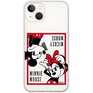 Etui i futerały do telefonów - ERT GROUP etui na telefon Iphone 13 MINI, case oryginalny i oficjalnie licencjonowany przez Disney, wzór Mickey & Minnie 019, optymalnie dopasowane, plecki z TPU częściowo przeźroczyste - miniaturka - grafika 1
