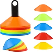 Wyposażenie sportowe i gimnastyczne - PACHOŁKI TRENINGOWE TALERZYKI GRZYBKI ZESTAW PACHOŁEK 50 SZT ELASTYCZNE - miniaturka - grafika 1