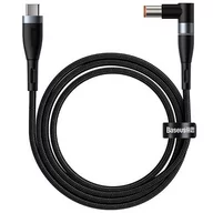 Kable - Baseus Kabel magnetyczny Zinc Magnetic USB-C do wtyk DC 7,9x5,5mm 100W PD 2m kątowy czarny) CATXC-Y01 - miniaturka - grafika 1