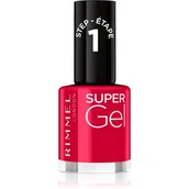 Lakiery do paznokci - Rimmel Super Gel żelowy lakier do paznokci 045 Flamenco Beach 12ml - miniaturka - grafika 1