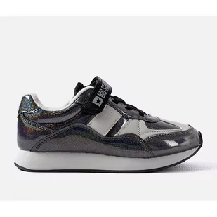 Czarne brokatowe sneakersy Big Star KK374103 - Buty dla dziewczynek - miniaturka - grafika 1