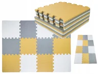 Maty piankowe - PUZZLE PIANKOWE MATA PIANKOWA puzle dla Dzieci na Podłoge 12EL 90x120 GRUBE - miniaturka - grafika 1