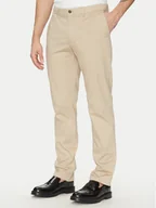 Spodnie męskie - Tommy Hilfiger Chinosy Denton MW0MW37717 Beżowy Slim Fit - miniaturka - grafika 1