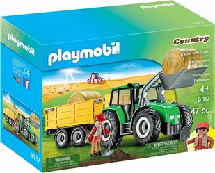 Zestaw Figurek Country 9317 Traktor Z Przyczepą - Klocki - miniaturka - grafika 1