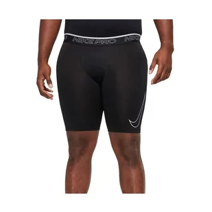 Nike Pro Dri-FIT Long 9 spodenki 010 : Rozmiar - XXXL - Pozostała odzież narciarska - miniaturka - grafika 1