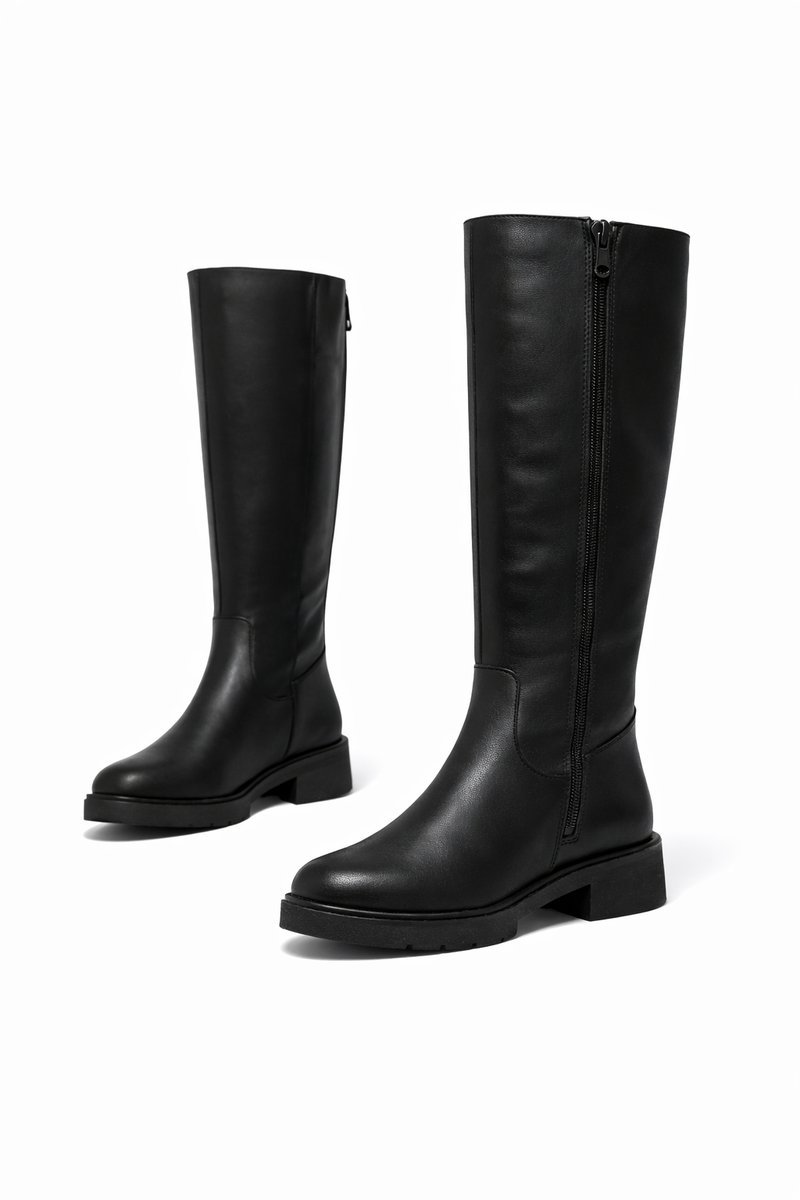 STEVE MADDEN CZARNE KLASYCZNE KOZAKI Z SKÓRY NATURALNEJ 36 1I4A